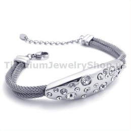 Damarmband I Titan Med Diamanter