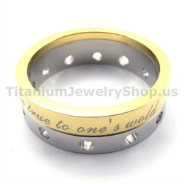 Gyllene Titanring
