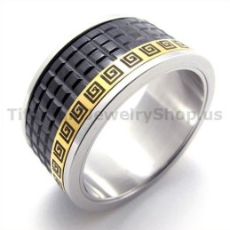 Svart Titanring