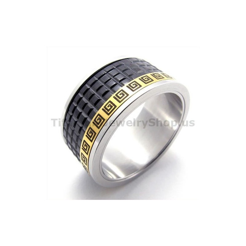 Svart Titanring Svart Titanring