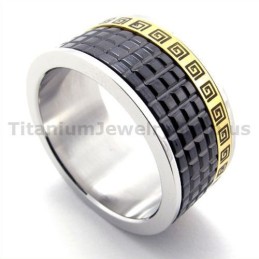 Svart Titanring