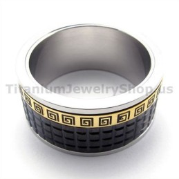 Svart Titanring