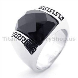 Titanring Med Zirkon