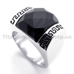 Titanring Med Zirkon