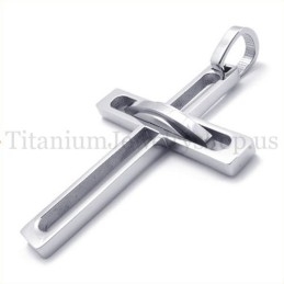 Silver Adelsman Mode Titan Korshänge