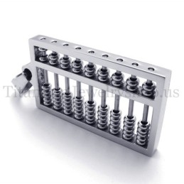 Silver Abacus Titanhänge