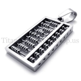 Silver Abacus Titanhänge