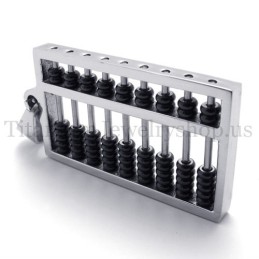 Svart Abacus Titanhänge