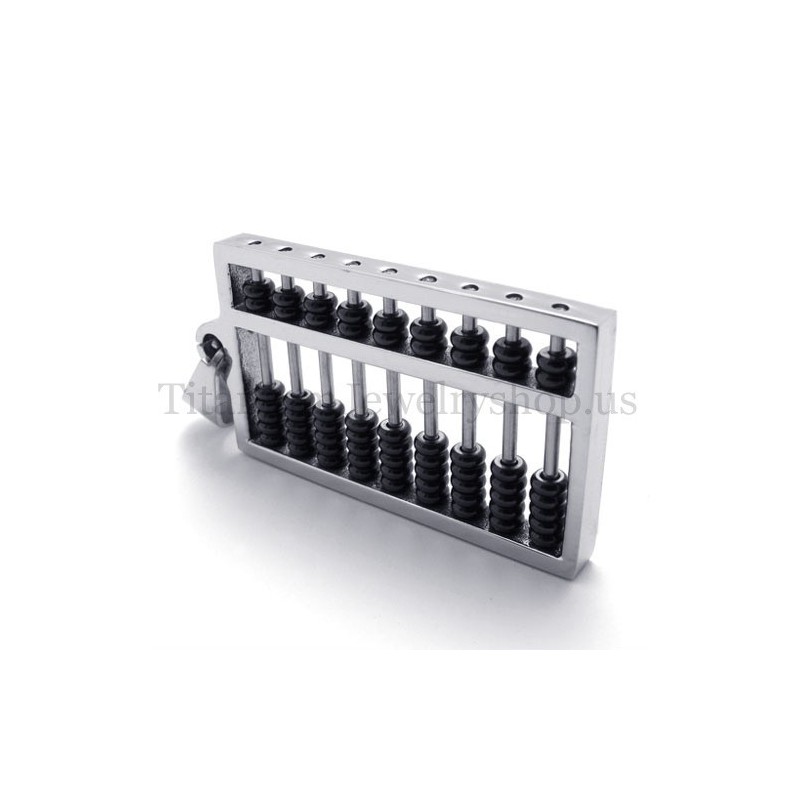 Svart Abacus Titanhänge Svart Abacus Titanhänge
