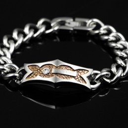 Moderiktigt Titanarmband