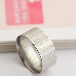 Bibelmannen Titanring Kors