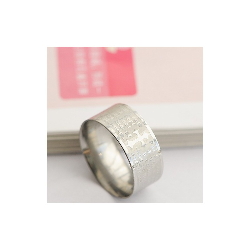 Bibelmannen Titanring Kors Bibelmannen Titanring Kors