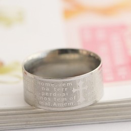 Bibelmannen Titanring Kors
