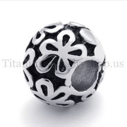 Silverblommor Fortunate Bead Titanhänge