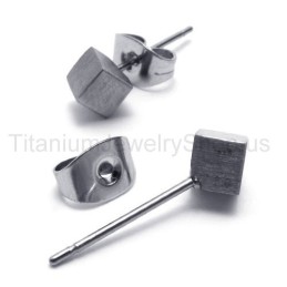 Silverrosa Titanörhängen