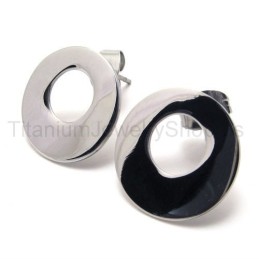 Silver Loop Titan Örhängen