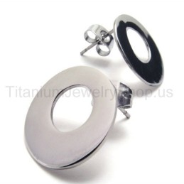 Silver Loop Titan Örhängen
