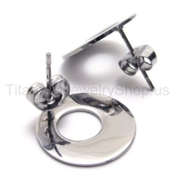 Silver Loop Titan Örhängen