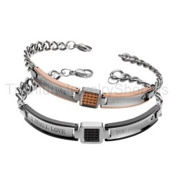 Jag Ska Älska Dig För Alltid Titanarmband