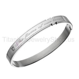 Vår Kärleks Flamma Titan Älskararmband
