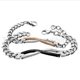 Jag Föddes För Att Älska Dig Titanarmband