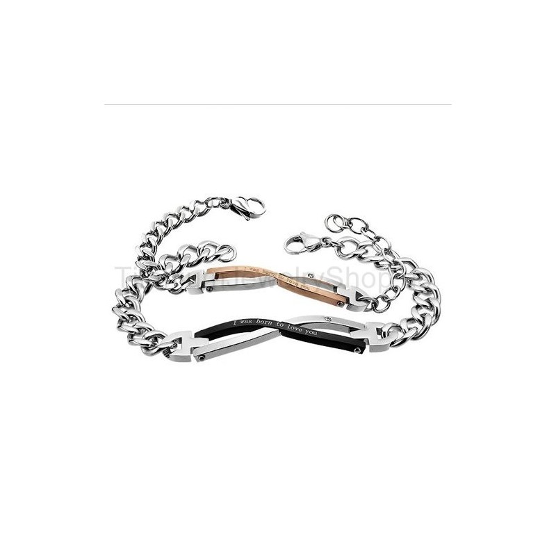 Jag Föddes För Att Älska Dig Titanarmband Jag Föddes För Att Älska Dig Titanarmband