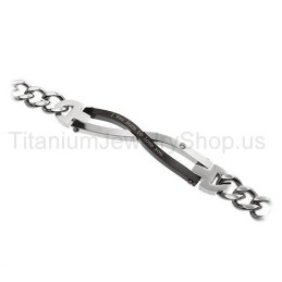 Jag Föddes För Att Älska Dig Titanarmband