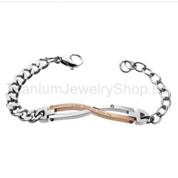 Jag Föddes För Att Älska Dig Titanarmband