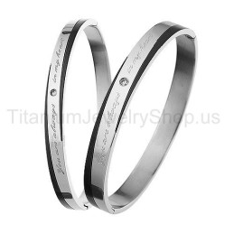 Du Är Alltid I Mitt Hjärta Titanarmband För Älskare