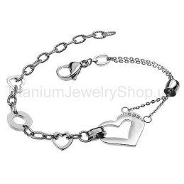 Älskling Titanarmband