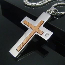 Cool Man Shining Cross Pure Titanium Hängsmycke