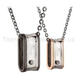 Kärlek Titan Lovers Hängsmycken