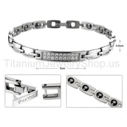 7 Tums Titanarmband För Kvinnor