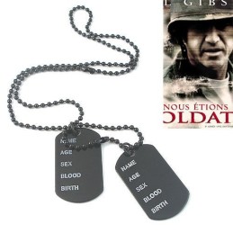 Cool Man Amerikansk Soldat Hundbricka Halsband/Hänge
