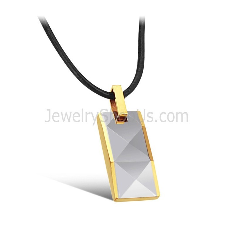 Volfram Silver Intrikat Mångfacetterat Designhänge Med Plätering 18K Guld C630 Volfram Silver Intrikat Mångfacetterat Designhänge Med Plätering 18K Guld C630