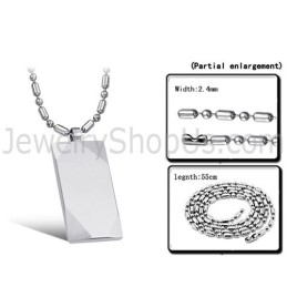 Rektangulärt Volfram Silverhänge C638