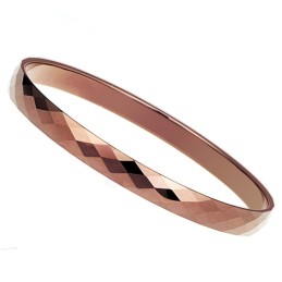 Volfram Högglanspolerat Roséguld Armband Pararmband C889