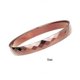 Volfram Högglanspolerat Roséguld Armband Pararmband C889