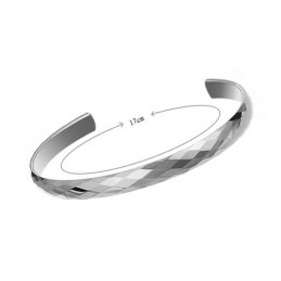 Volfram Silver Högglans Armband C897