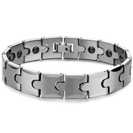 Magnetisk Energihälsoarmband Med Volframvete-Länk C440