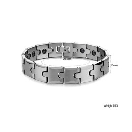 Magnetisk Energihälsoarmband Med Volframvete-Länk C440
