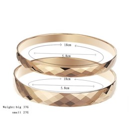 Volframrosaguld Högglans Armband C892