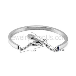 Tatanium Armband Justerbart (Svart, Silver, Roséguld) Bg810
