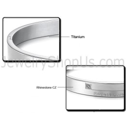 Tatanium "Oändlig Kärlek" Pararmband Med Strass C870