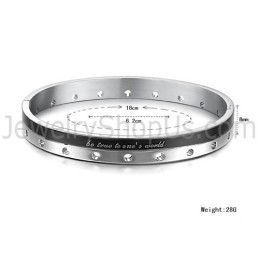 Tatanium Roséguld Och Svart "Be True To One'S World" Pararmband Med Cirkulära Hål C868