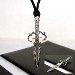 Cool Man Sword Cross Pure Titanium Halsband Hänge