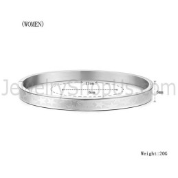 Tatanium Pararmband Med Stjärnor C863