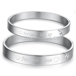Tatanium Sweetheart "Forever Love" Pararmband Med Strass C847