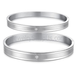 Tatanium "Ture Love Forever" Pararmband Med Strass C861