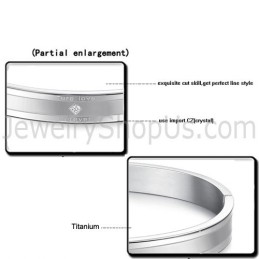 Tatanium "Ture Love Forever" Pararmband Med Strass C861